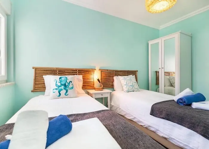 New Beach Flat With Top View - 3 Min To Sea In Luz